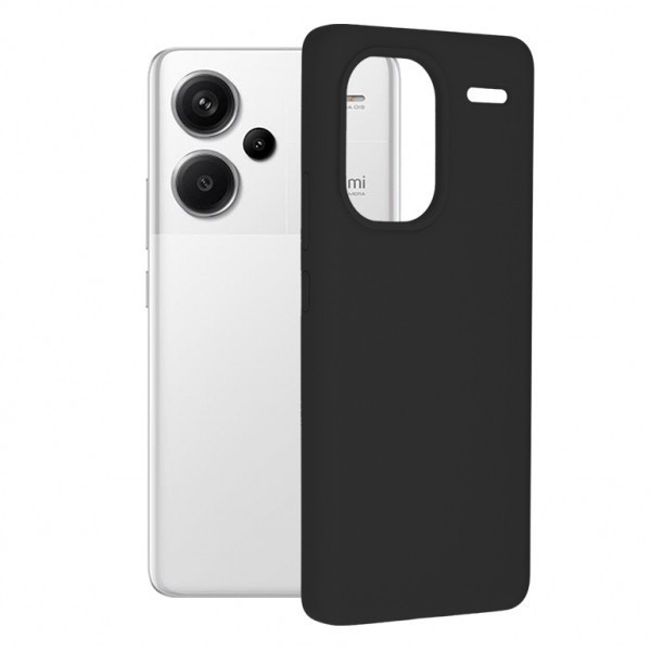 Husa pentru Xiaomi Redmi Note 13 Pro, Techsuit, Soft Edge, Neagra