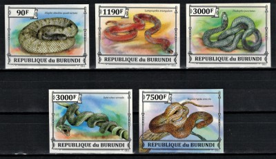 BURUNDI 2013 - Serpi / serie completa MNH foto