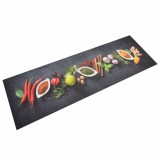 Covor de bucatarie lavabil Spices, 60x180cm, catifea GartenMobel Dekor, vidaXL