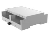 Carcasă pentru şină DIN 90mm x 106,2mm x 32mm gri Nr.mod: 6