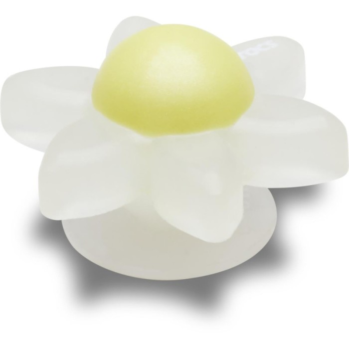 Jibbitz Crocs Iridescent Flower with Yellow