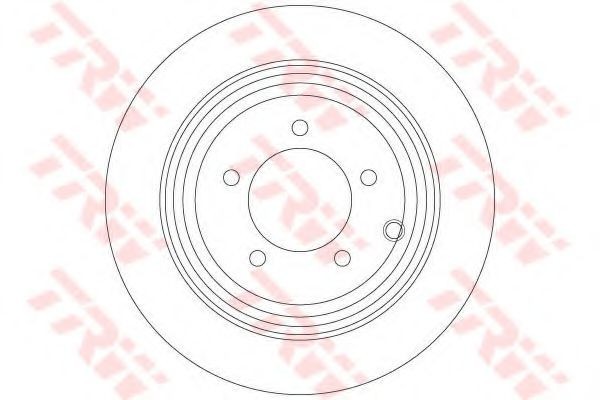 Disc frana JEEP COMPASS (MK49) (2006 - 2016) TRW DF6326