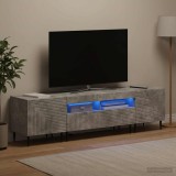 Cumpara ieftin Set de 3 piese pentru TV cu LED Gri Beton Lemn prelucrat