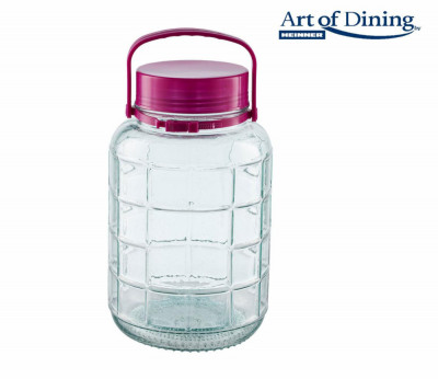 BORCAN STICLA CU CAPAC PLASTIC 2L, ART OF DINING BY HEINNER foto