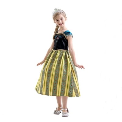 Rochie carnaval Anna Frozen, 7-9 ani , Multicolor, 130 cm foto
