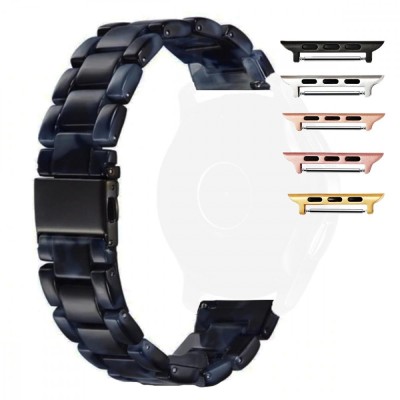 Curea polimer, compatibila Apple Watch 10, 42mm, Dark Sea foto