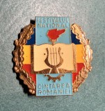 Insigna Festivalul National Cantarea Romaniei