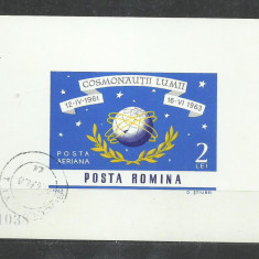 TSV$ - 1964 LP 577 NAVIGATIA COSMICA, COLITA NEDANTELATA STAMPILATA MNH/** LUX