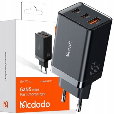 &amp;Icirc;ncărcător Usb-C Usb-A, Gan 5 Pro, Rapid, 65W, Mcdodo foto