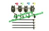 Set pescuit cu 4 Avertizori / Senzori baterie 9V 4 Swingeri Lumino SI Picheti, Electronice, Diamant Alb