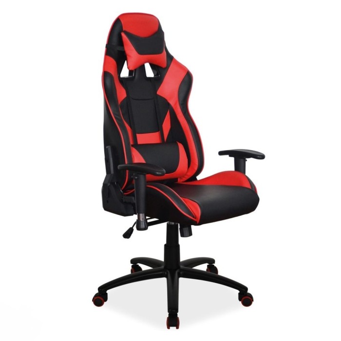 Scaun gaming SL Supra negru - rosu
