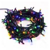 Instalatie De Craciun, Lumini Multicolore, 100 LED, Fir Verde
