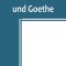 Kant und Goethe