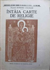 INTAIA CARTE DE RELIGIE-PREOT DUMITRU CALUGAR-246555