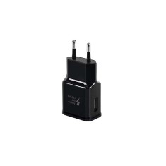 Incarcator retea Samsung, USB, 15W, 2A, Incarcare rapida, EP-TA200EBE, Negru
