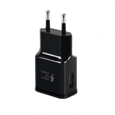 Incarcator retea Samsung, USB, 15W, 2A, Incarcare rapida, EP-TA20EBE, Negru