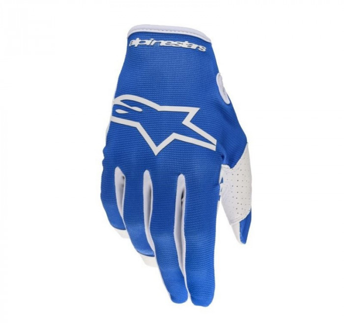 Manusi cross Alpinestars Radar albastru cu alb