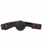Kink Collar &amp; Gag-Scandal Minge din Silicon 4 cm Gag Model 1 65