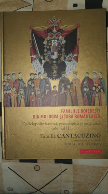 Familiile boieresti din Moldova si Tara Romaneasca. Vol. III Familia Cantacuzino foto