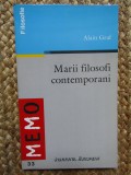 MARII FILOSOFI CONTEMPORANI - ALAIN GRAF