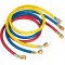 Set 3 furtune incarcare freon auto,150 cm,1/4&quot; SAE, Refco CCL-60