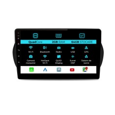 Navigatie Dedicata Peugeot Bipper (2008 - 2017), 10Inch, 2Gb Ram, 64Gb Stocare, Carplay