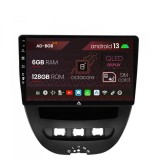 Navigatie Toyota AYGO Citroen C1 (2005-2014), Android 13, B-Octacore 6GB RAM + 128GB ROM, 10.1 Inch - AD-BGB9006+AD-BGRKIT099