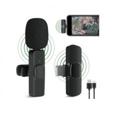 Microfon Wireless F2 Pentru Telefoanele Mobile cu Mufa Usb C