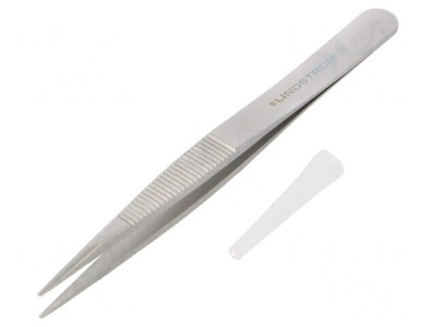 Pensetă de Precizie 120mm cu V&amp;acirc;rf Plat TL 00D-SA foto