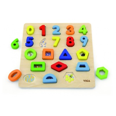Puzzle 3D Numere si forme, Viga foto