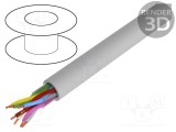 Cablu LiYY-P PAAR-TRONIC 32x2x0,14mm&sup2; neecranat 350V gri HELUKABEL
