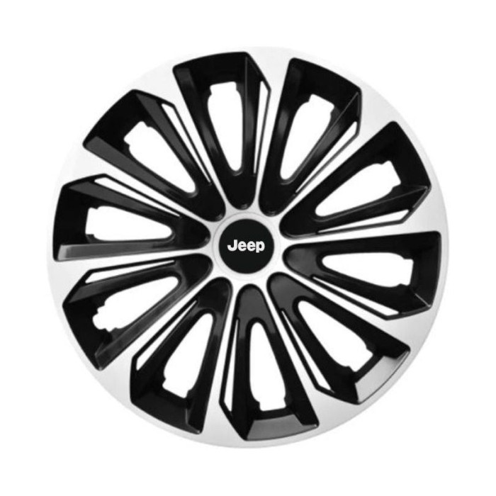 Set 4 capace roti Extra strong silver R15 Compatibil Cu Jeep
