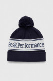 Peak Performance caciula culoarea negru, din tricot gros