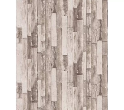 Tapet lemn rustic lavabil,gri,bej,imitations2 10236-11 foto