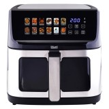 Cumpara ieftin Friteuza cu Aer Cald iHunt Bro Air Fryer, 11L, 2300W, Ecran Touch LED, Incalzire 360 , Dubla Incalzire, Temperatura Reglabila 80-200 C, Timer