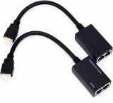 10p HDMI Extender Receiver%Sender, 30M Distanță de transmisie LAN Ethernet Balun