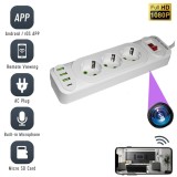 Camera Spion WiFi, TSS-WSC-W Ascunsa in Prelungitor, 3x prize, 3x USB, 1x Type C, Inregistrare Audio-Video,Full HD, Detectia Miscarii, cu App Live