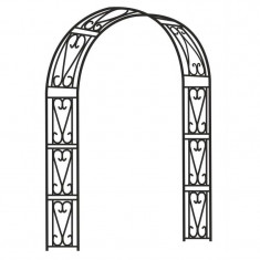 Arcada metalica, pergola, Chomik, pentru gradina, 150x40x250 cm