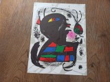 JOAN MIRO, LITOGRAFIA ORIGINAL V