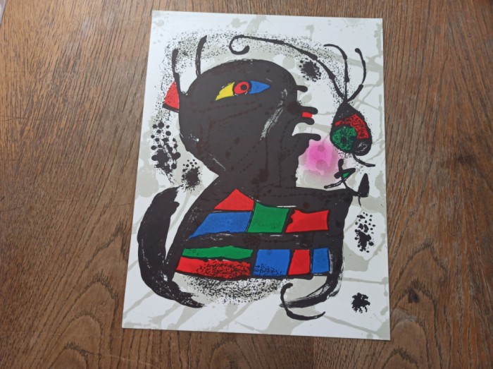 JOAN MIRO, LITOGRAFIA ORIGINAL V