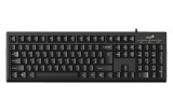 TASTATURA GENIUS USB, 104 taste, black, &quot;Smart KB-100 RO&quot;, aranjament romana (diacritice), &quot;31300005418&quot; (timbru verde 0.8 lei)