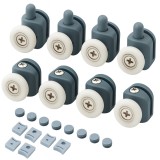 Set 8 role universale pentru cabina de dus, cu rulmenti si accesorii