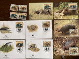 Paraguay - vultur - serie 4 timbre MNH, 4 FDC, 4 maxime, fauna wwf