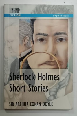 SHERLOCK HOLMES , SHORT STORIES by SIR ARTHUR CONAN DOYLE ,simplified edition by ANTHONY LAUDE , 1993 foto