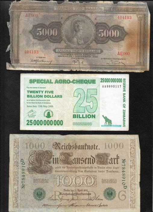 Set #77 15 bancnote de colectie (cele din imagini)