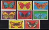 GUINEEA ECUATORIALA 1979 - Fluturi /serie completa MNH, Nestampilat
