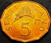Moneda exotica 5 SENTI TANO - TANZANIA, anul 1981 *cod 4963 A - UNC DIN FASIC!, Africa
