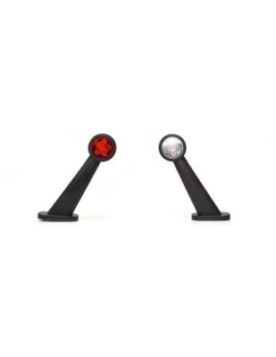 Lampa Gabarit Led Cu Brat 875P W21.3 Star 12V-24V Pozitie Alb / Rosu Dreapta Was foto