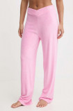 HUGO pantaloni de trening culoarea roz, uni, 50514881