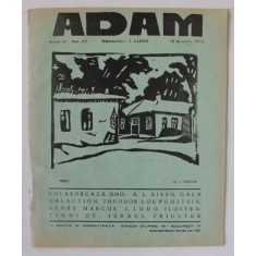 ADAM , REVISTA , redactor I. LUDO , NR. 47 , 1932